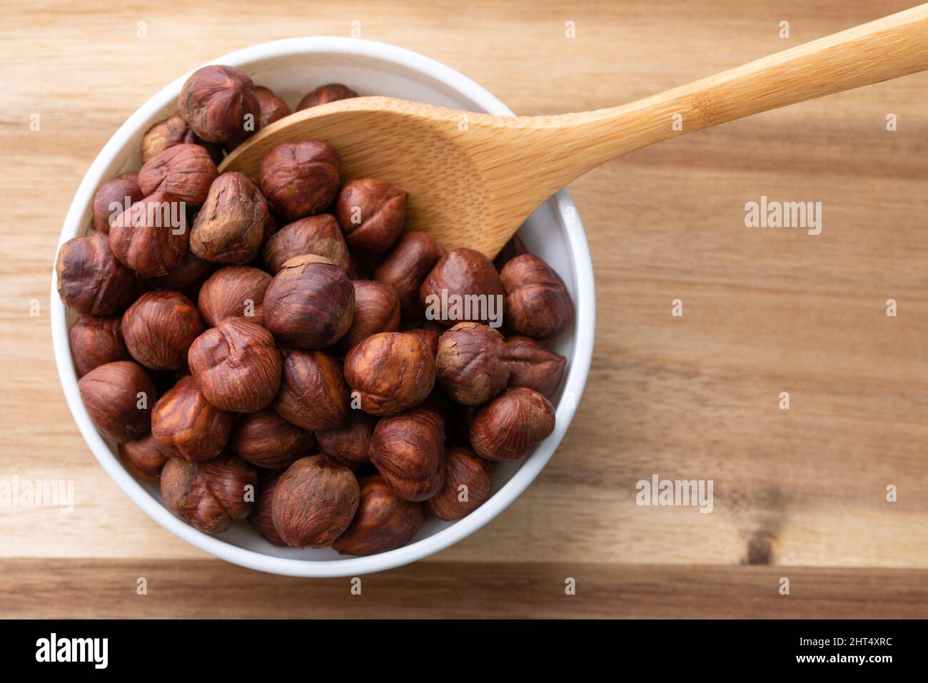 Whole Hazel Nuts Stock Photo
