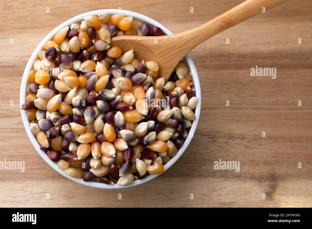 Multi-Colored Popping Corn Stock Photo