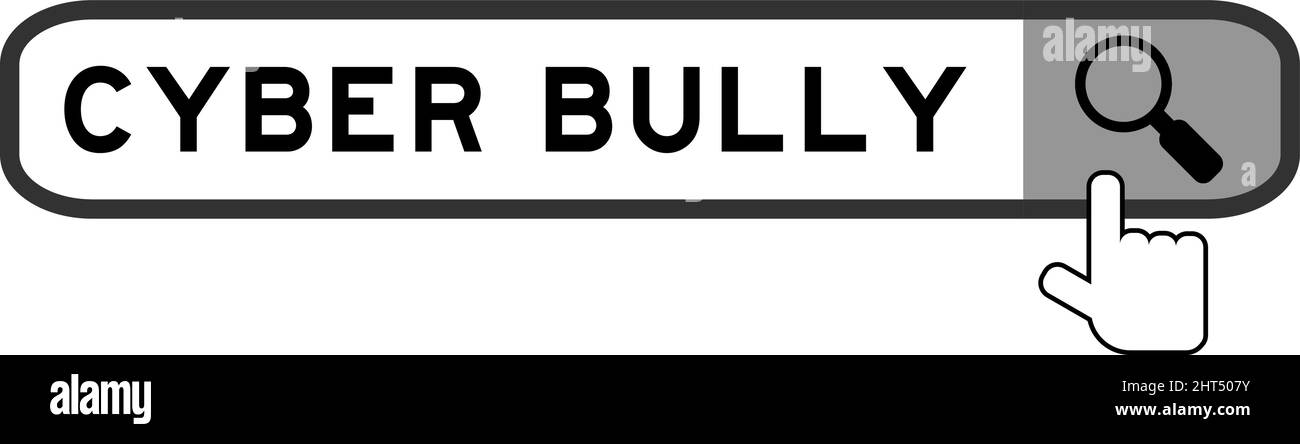 Cyberbullying banner Black and White Stock Photos & Images - Alamy