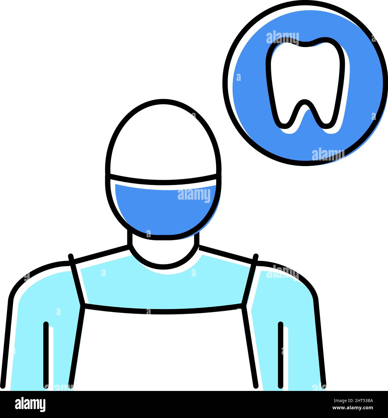 stomatology medical specialist color icon vector illustration Stock ...