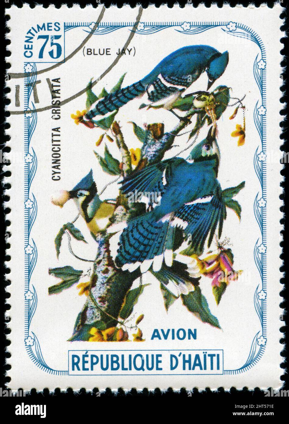Cinderella stamp in the Haiti series Stock Photo
