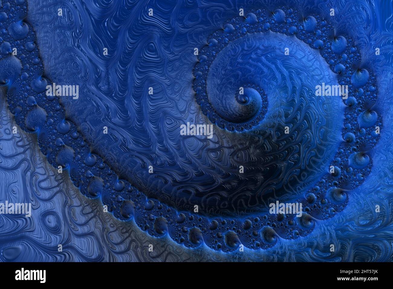 Digital render of an abstract blue spiral background for wallpapers ...