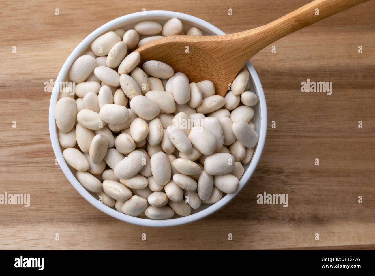 Dried Navy Beans Stock Photo Alamy