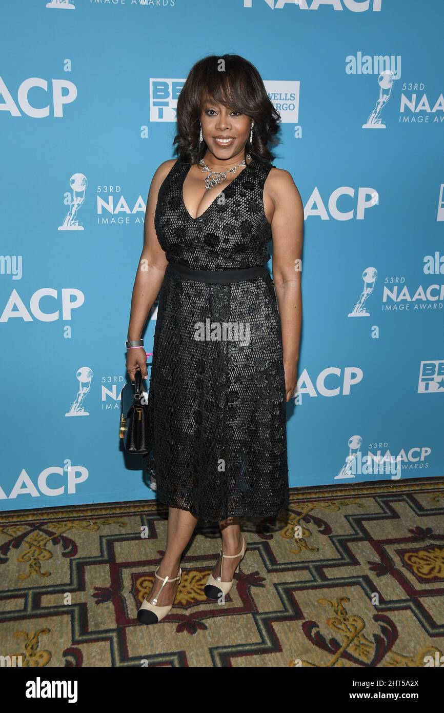 Deborah Riley-Draper arrives at the 53rd NAACP Image Awards Viewing ...