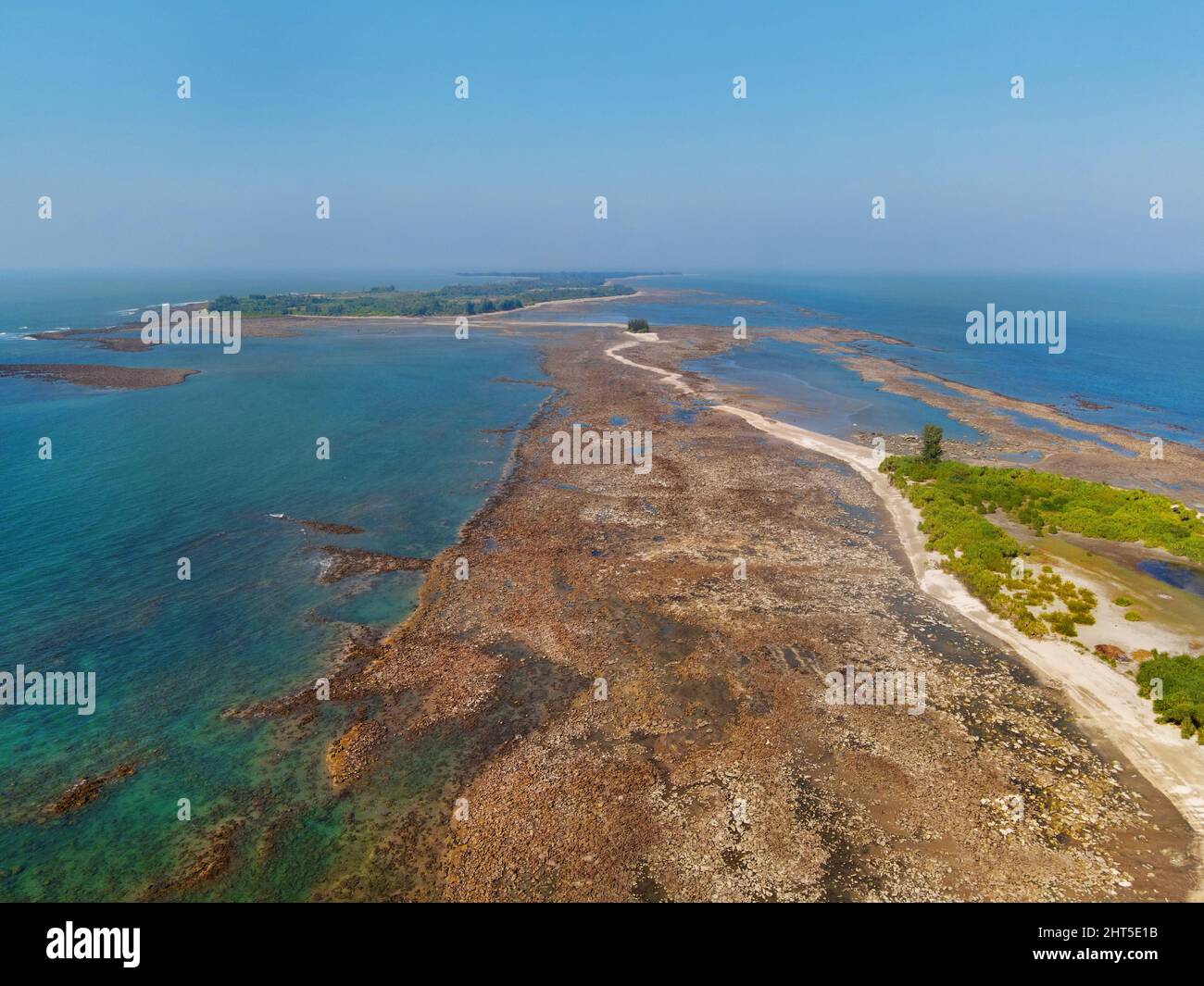 Aerial view of the Saint Martin Island, Bangladesh Stock Photo - Alamy