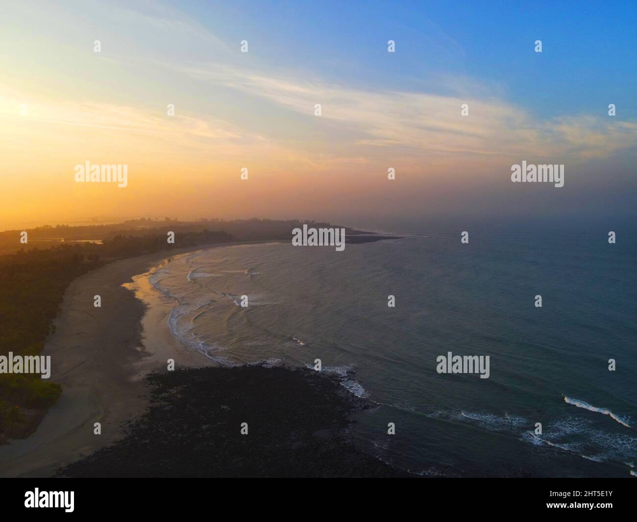 Aerial view of the Saint Martin Island, Bangladesh Stock Photo - Alamy