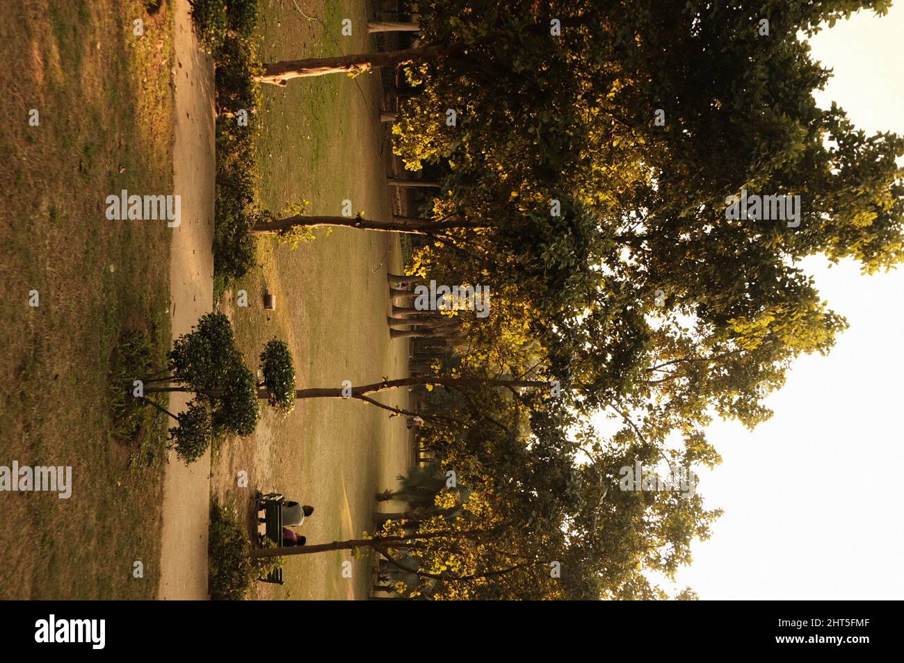 Sunset at Nehru Park, situated in the Chanakyapuri Diplomatic Enclave