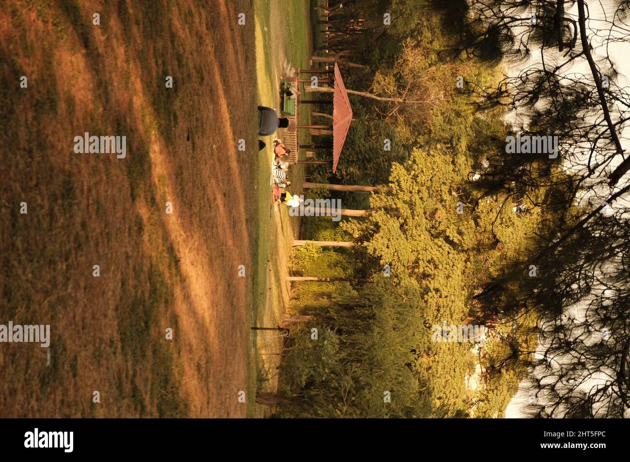 Sunset at Nehru Park, situated in the Chanakyapuri Diplomatic Enclave