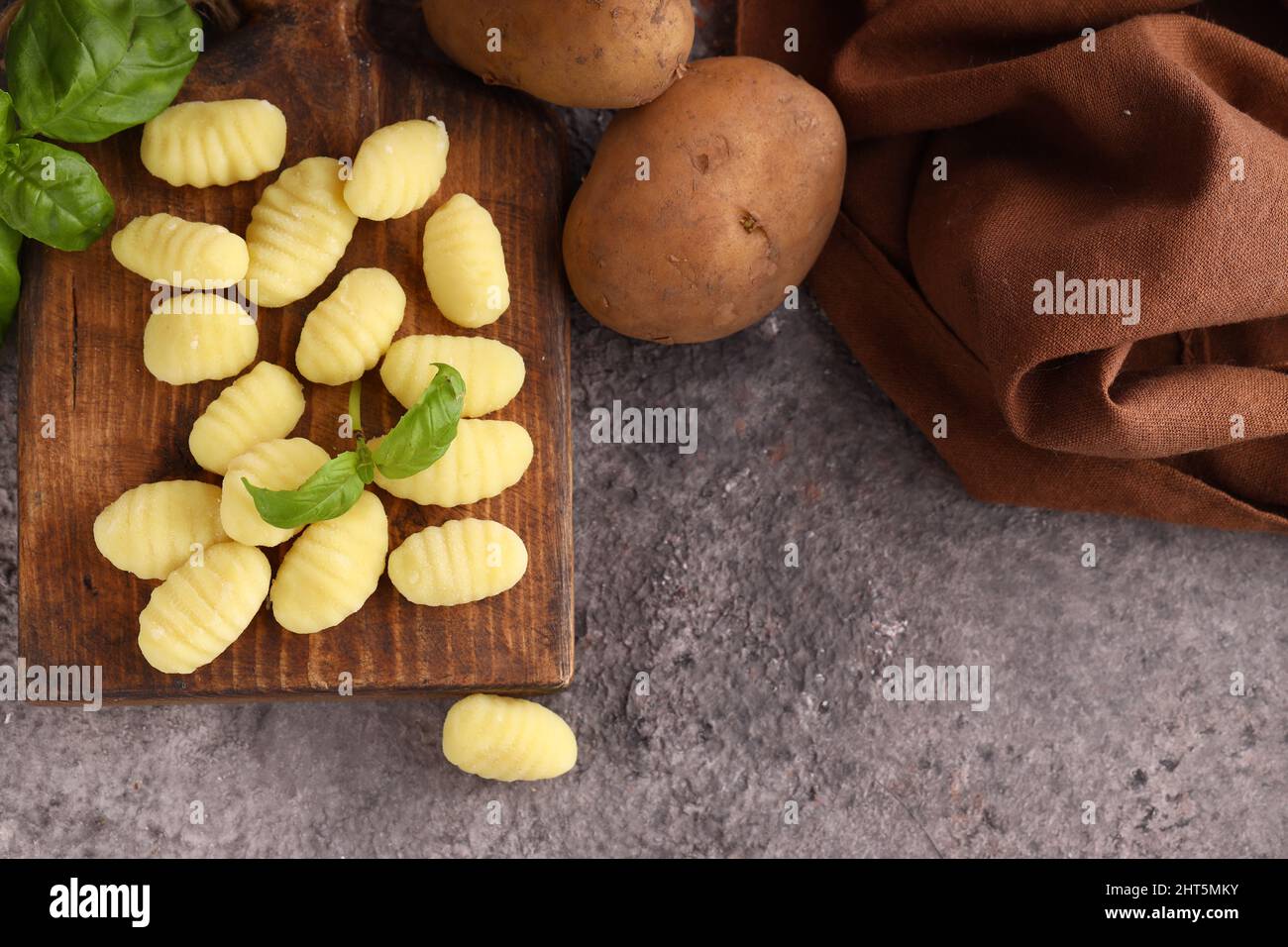 potato gnocchi, an Italian traditional food Stock Photo Alamy