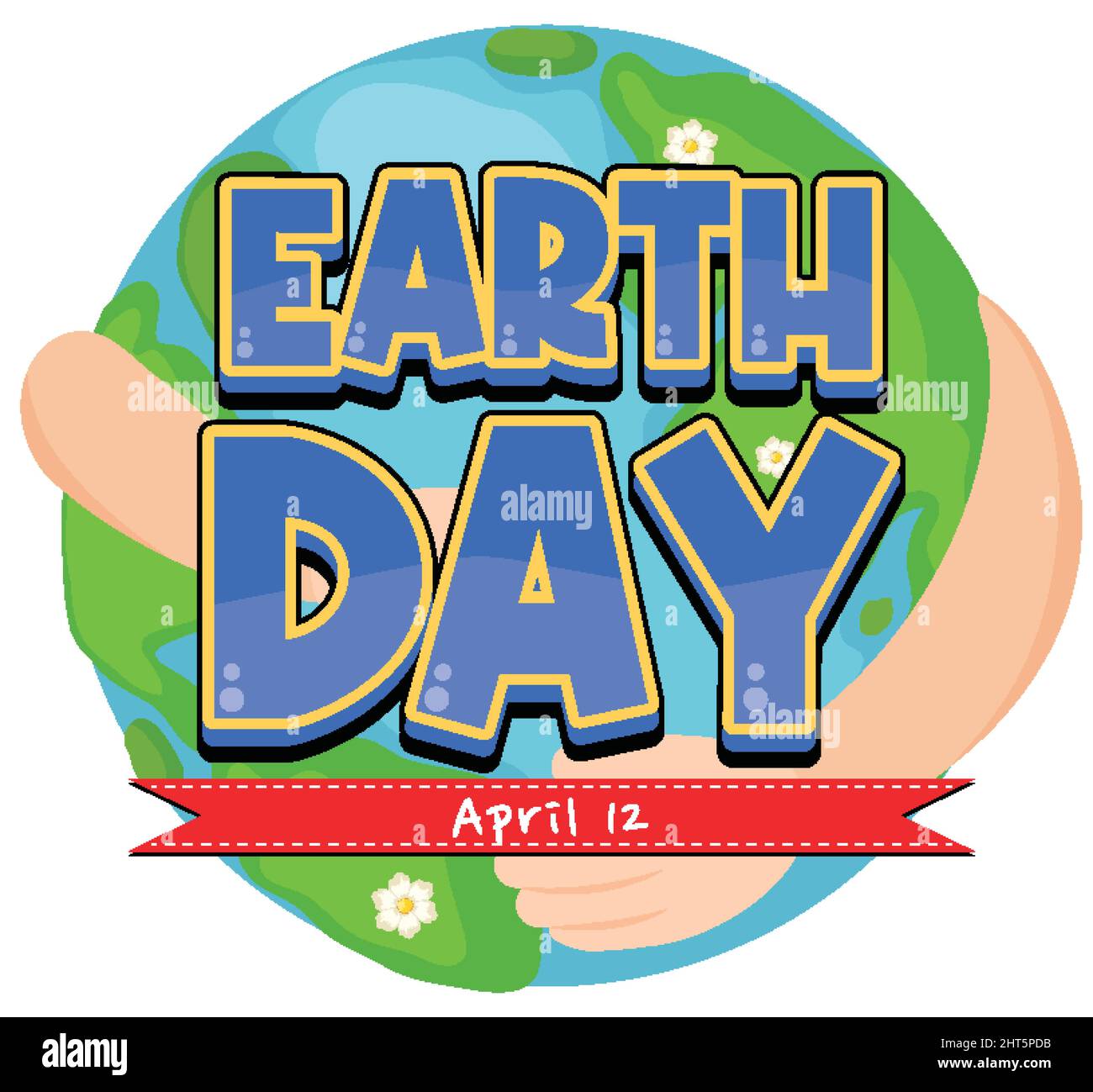 Poster design for Earth day illustration Stock Vector Image & Art - Alamy