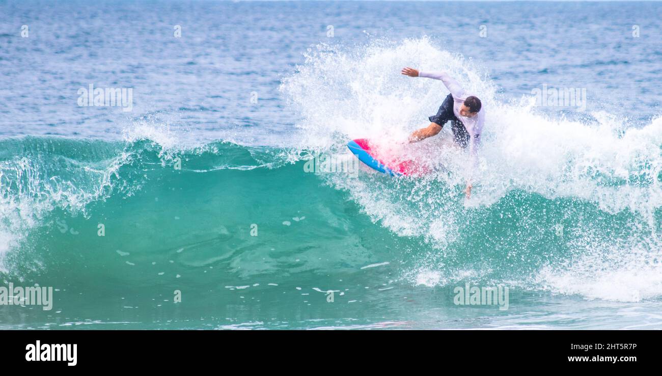 Surfing At Mole Beach On The Island Of Santa Catarina Florianopolis 