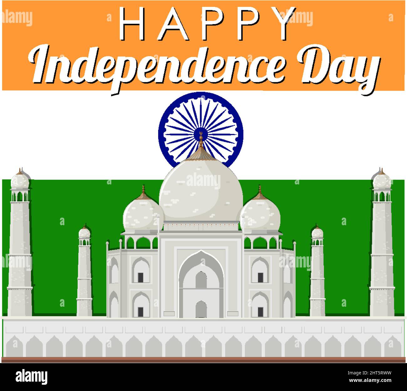Happy India independence day illustration Stock Vector Image & Art - Alamy
