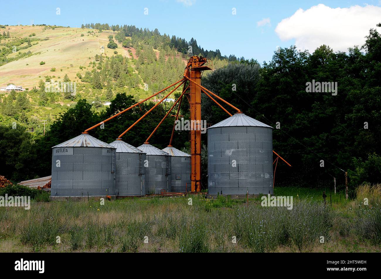 juliaetta /Latah county /Idaho Business and agriculture life in Julietta souning Latah county