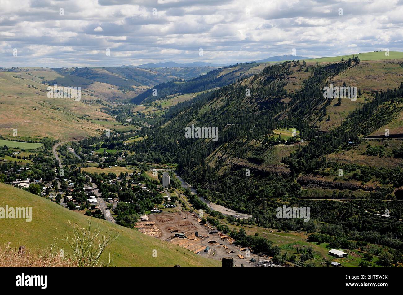 juliaetta /Latah county /Idaho Business and agriculture life in Julietta souning Latah county