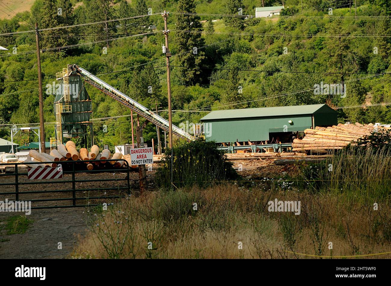 juliaetta /Latah county /Idaho Business and agriculture life in Julietta souning Latah county