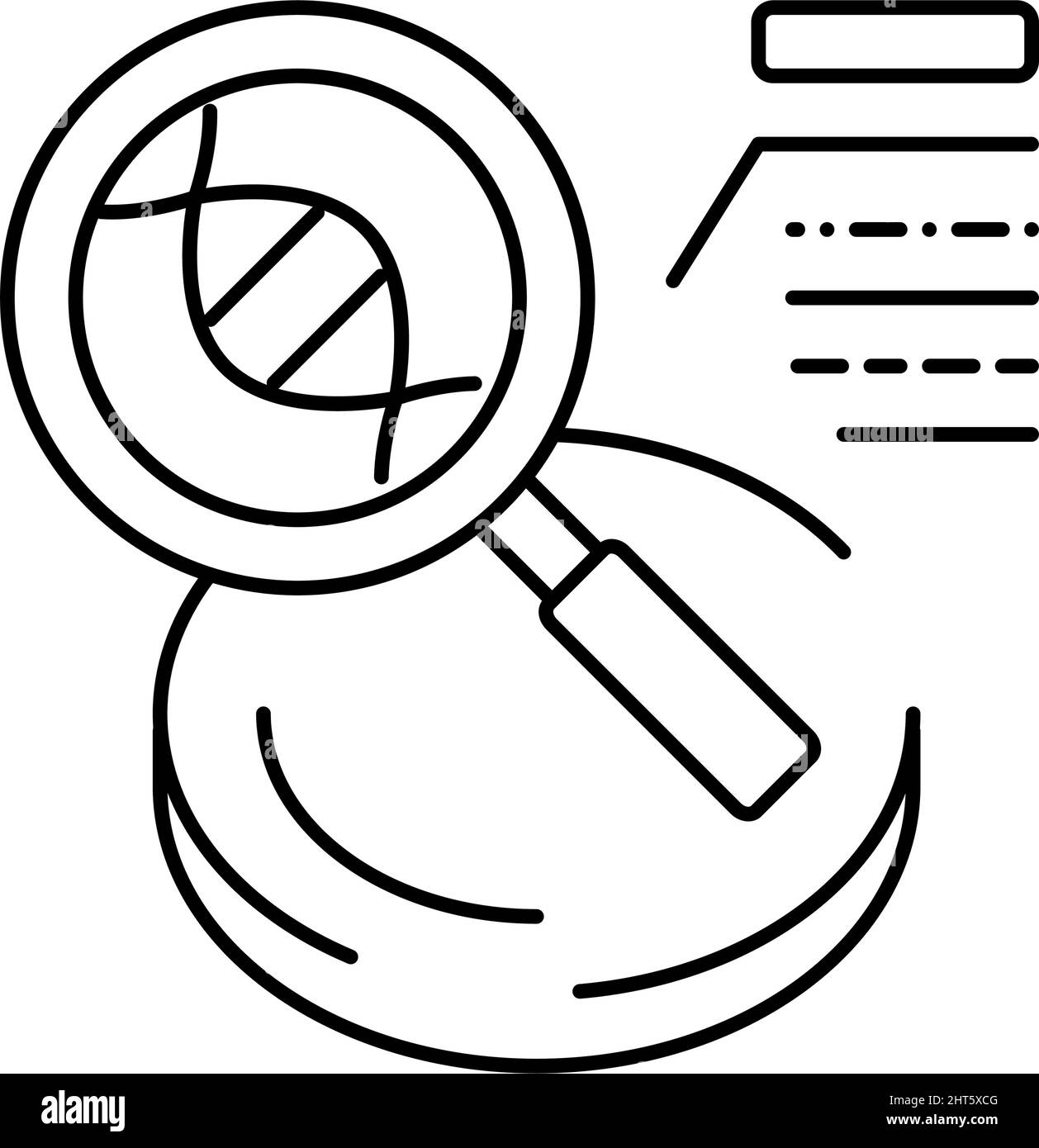 Researching Genetic Molecule Line Icon Vector Illustration Stock Vector Image Art Alamy Researching Genetic Molecule Line Icon Vector Illustration Stock Vector Image Art Alamy