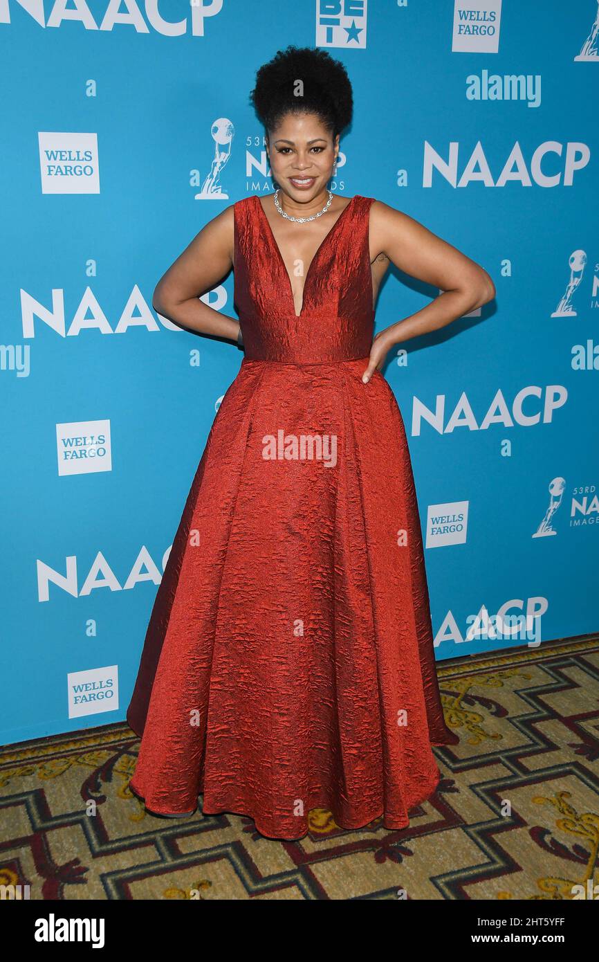 Los Angeles, USA. 26th Feb, 2022. Kelly Chapman arrives at the 53rd