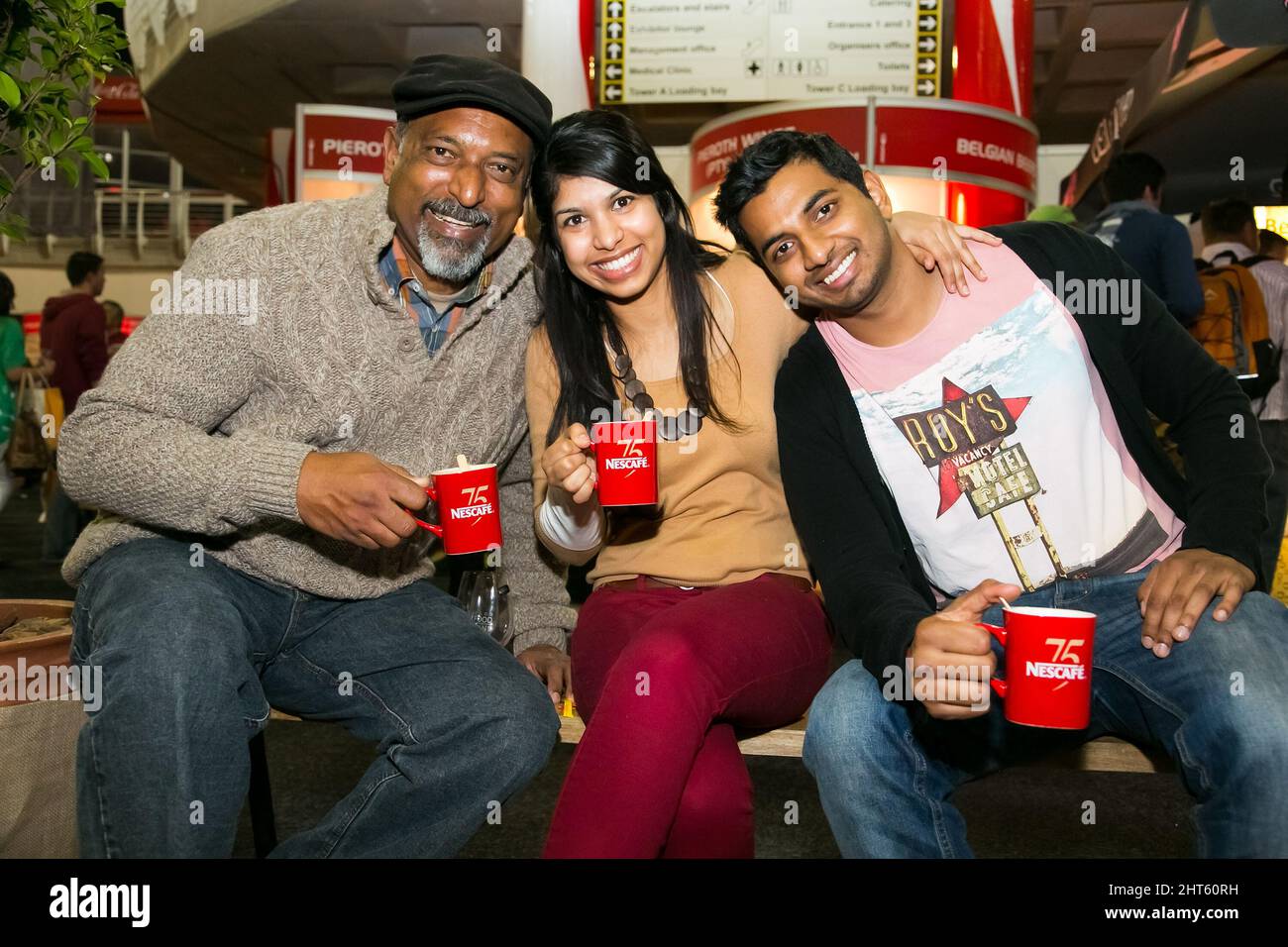 Visitors enjoying themselves at Food and Wine Expo in Johannesburg