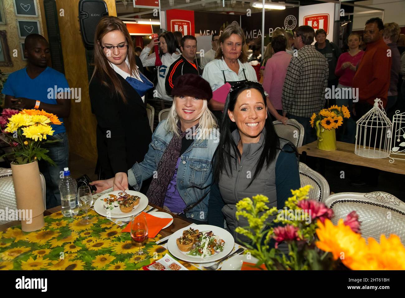 Visitors enjoying themselves at Food and Wine Expo in Johannesburg