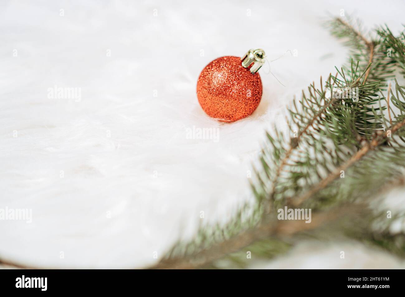 Closeup of Christmas ornaments Stock Photo - Alamy