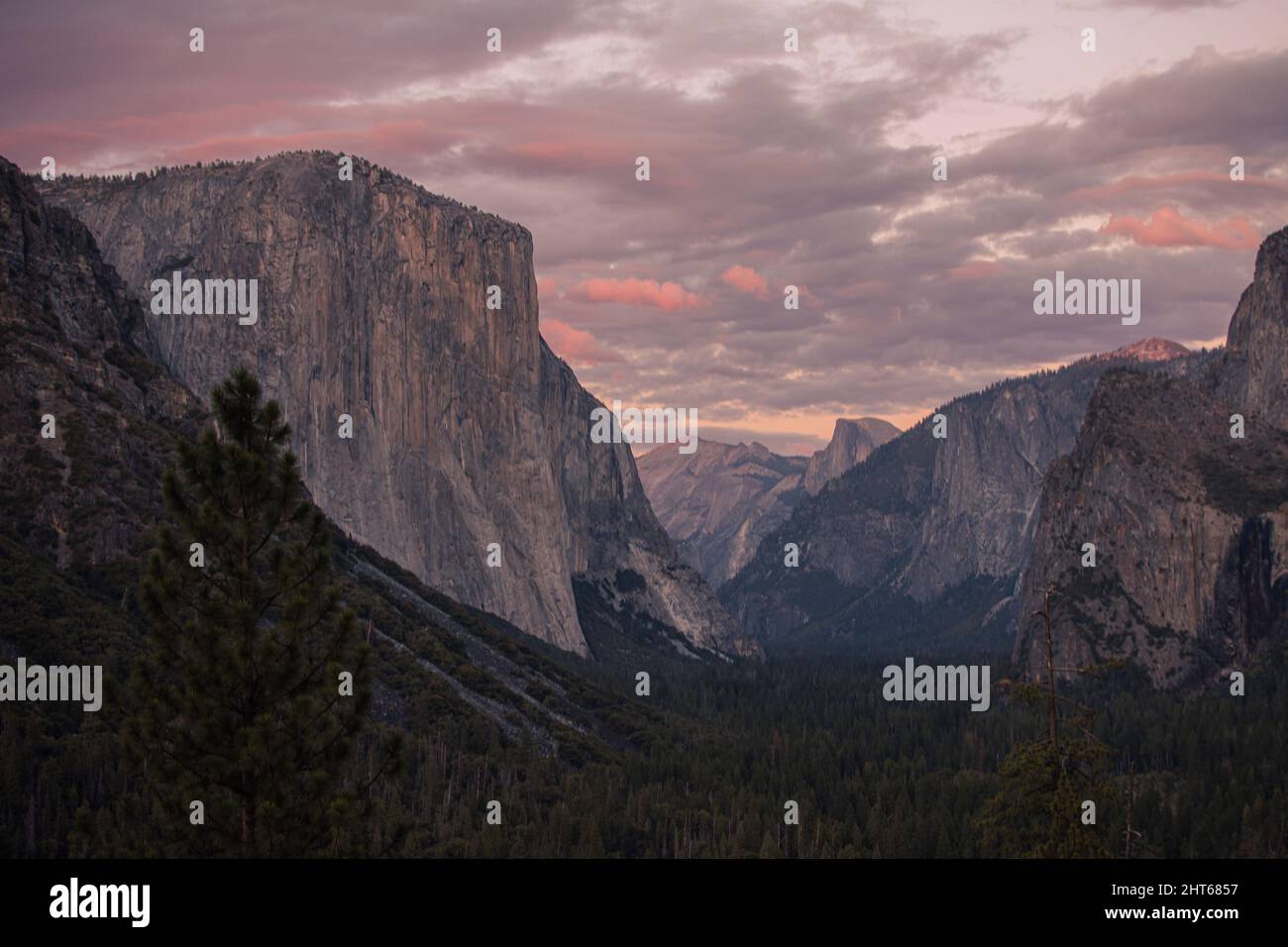 Autumnal landscape from Yosemite National Park, California, United States. High quality photo Stock Photo