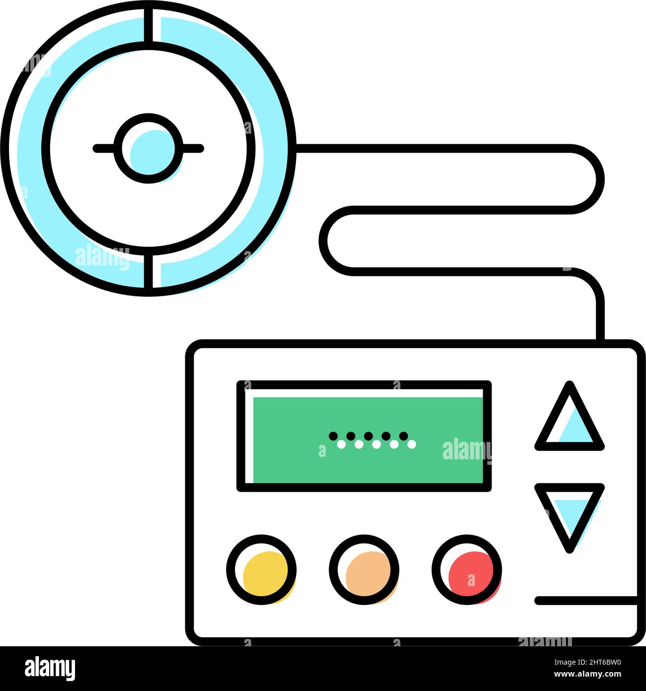 insulin pump color icon vector illustration Stock Vector Image & Art ...