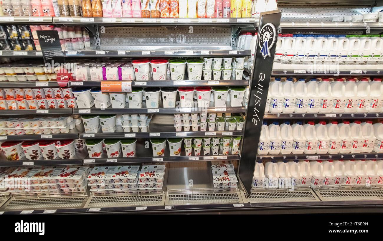 Products on grocery store shelves in Johannesburg, South Africa Stock Photo Alamy