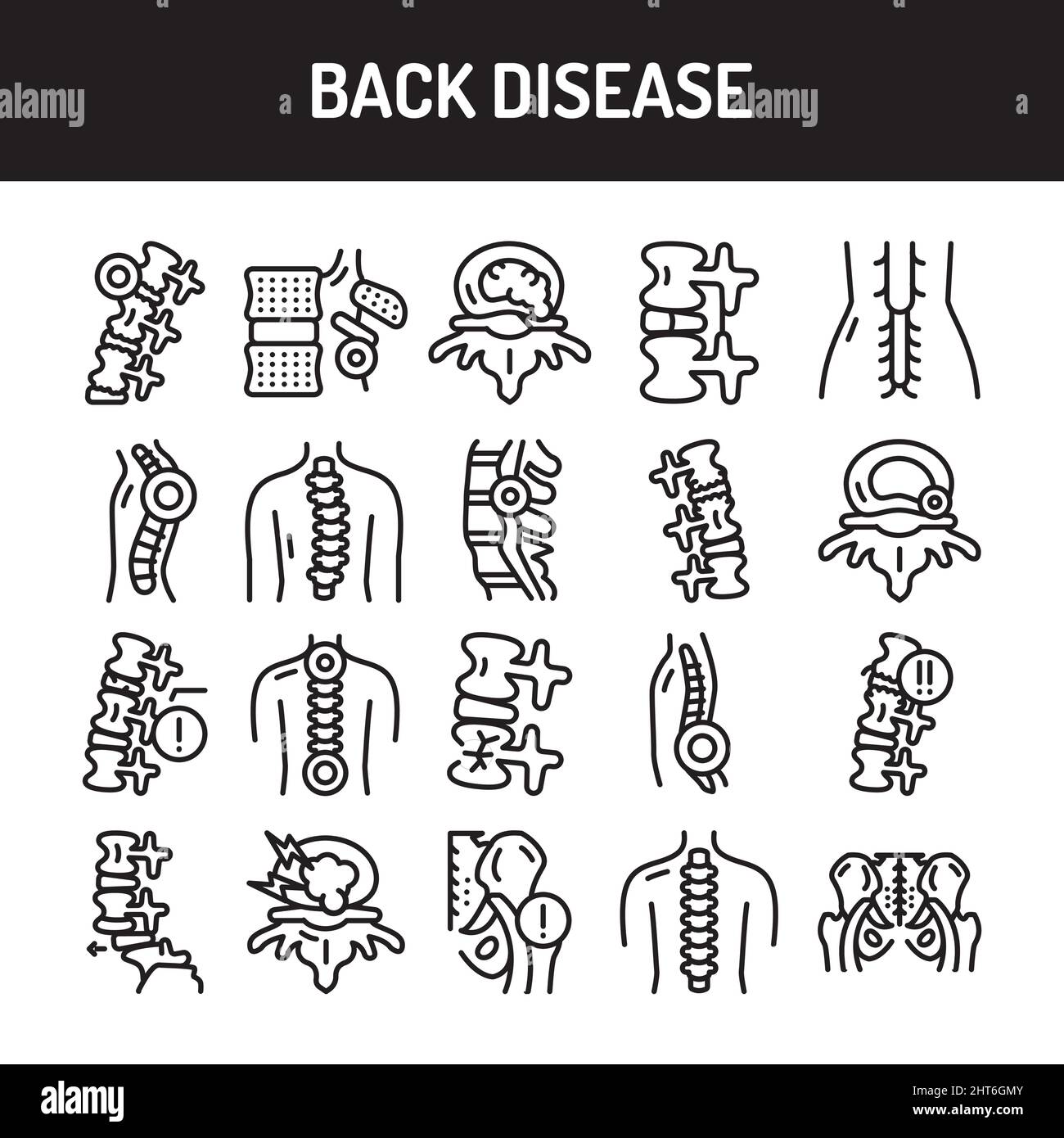 Degenerative Diseases Stock Vector Images Alamy