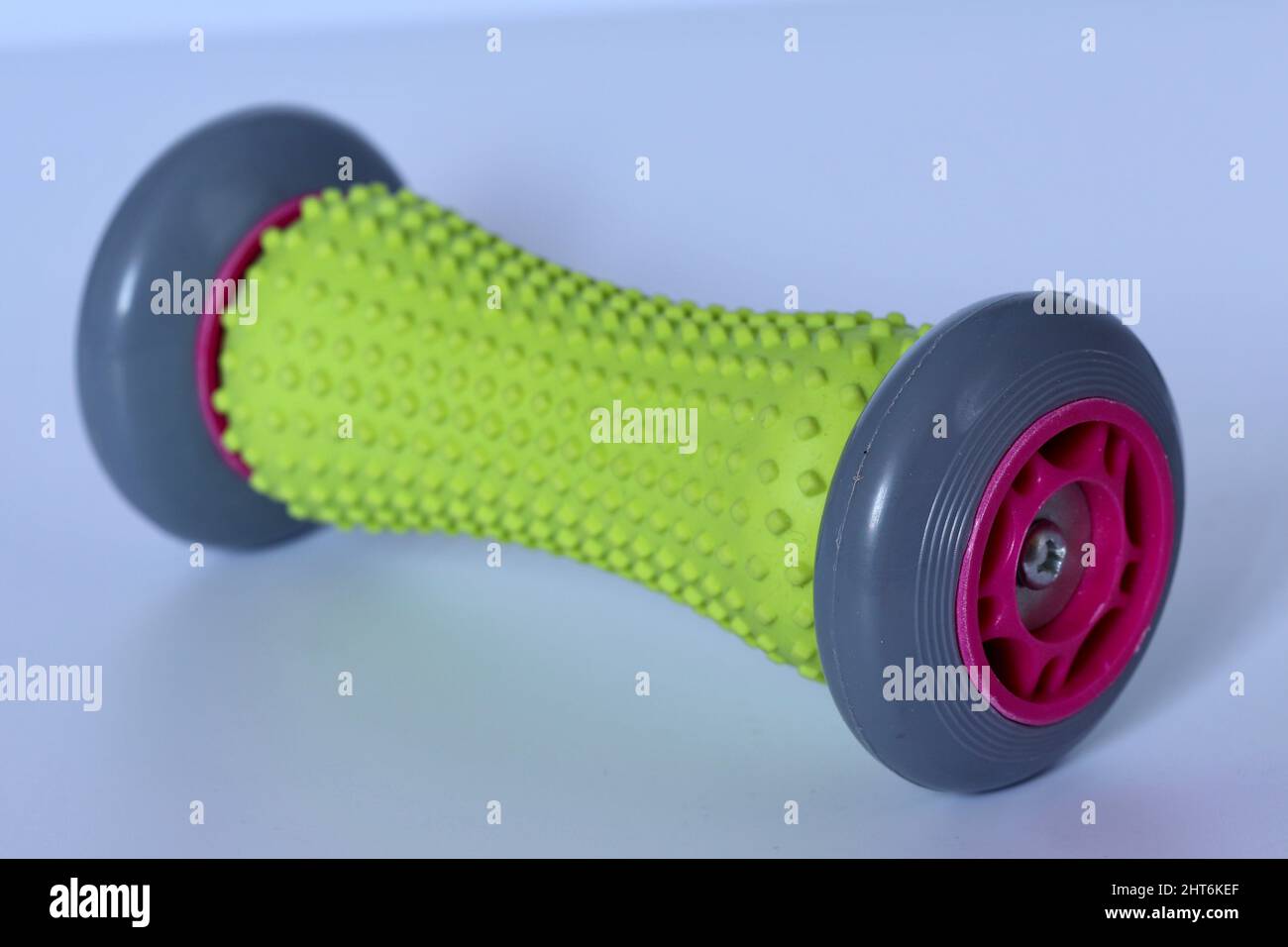 Home self help DIY physiotherapy equipment - foot massage roller Stock  Photo - Alamy