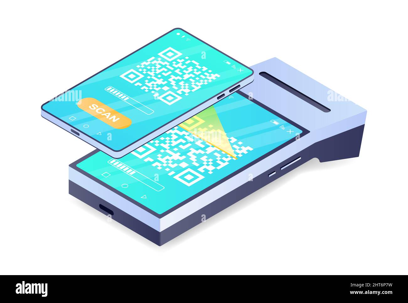 Scan qr code Stock Vector Image & Art - Alamy