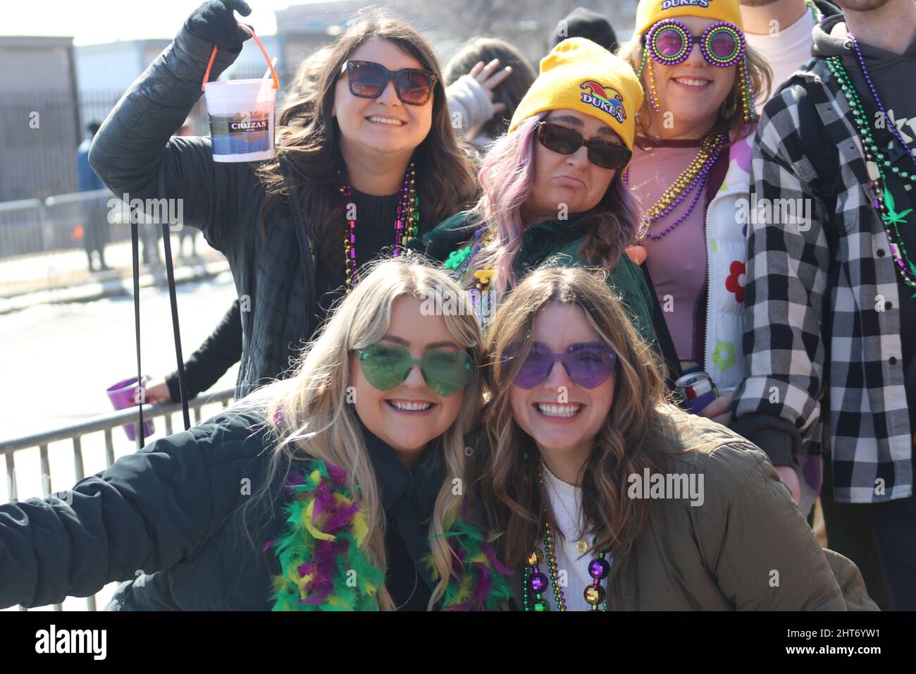 Mardi Gras Parade in Soulard St. Louis, Missouri, USA Stock Photo Alamy