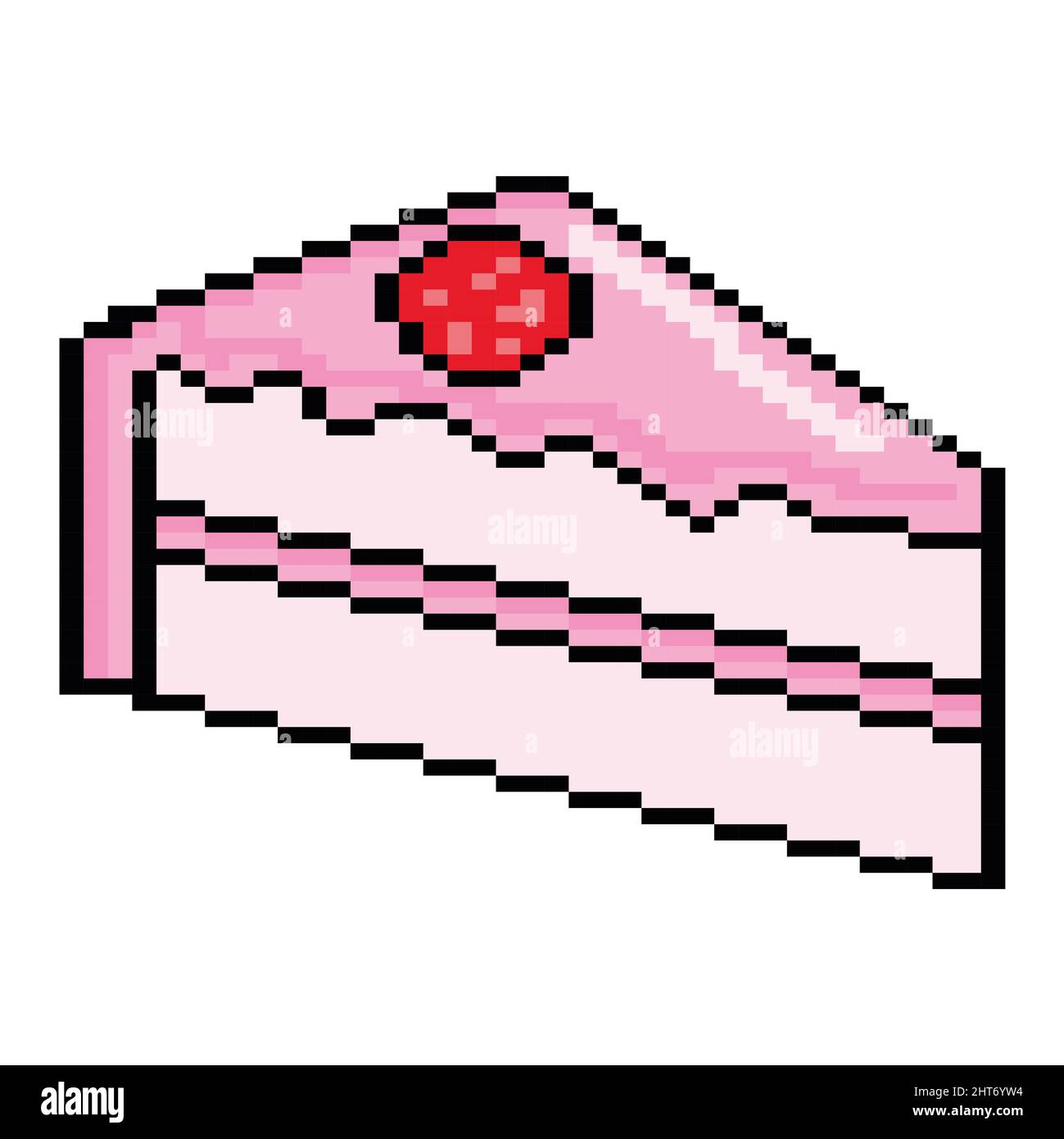 Cake pixel art hi-res stock photography and images - Alamy