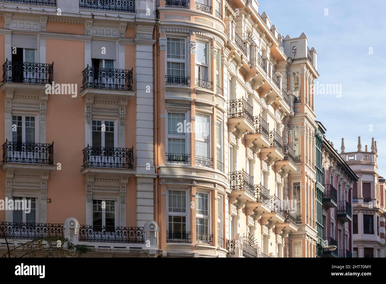 beautiful old building in bilbao, in the north of spain Stock Photo - Alamy
