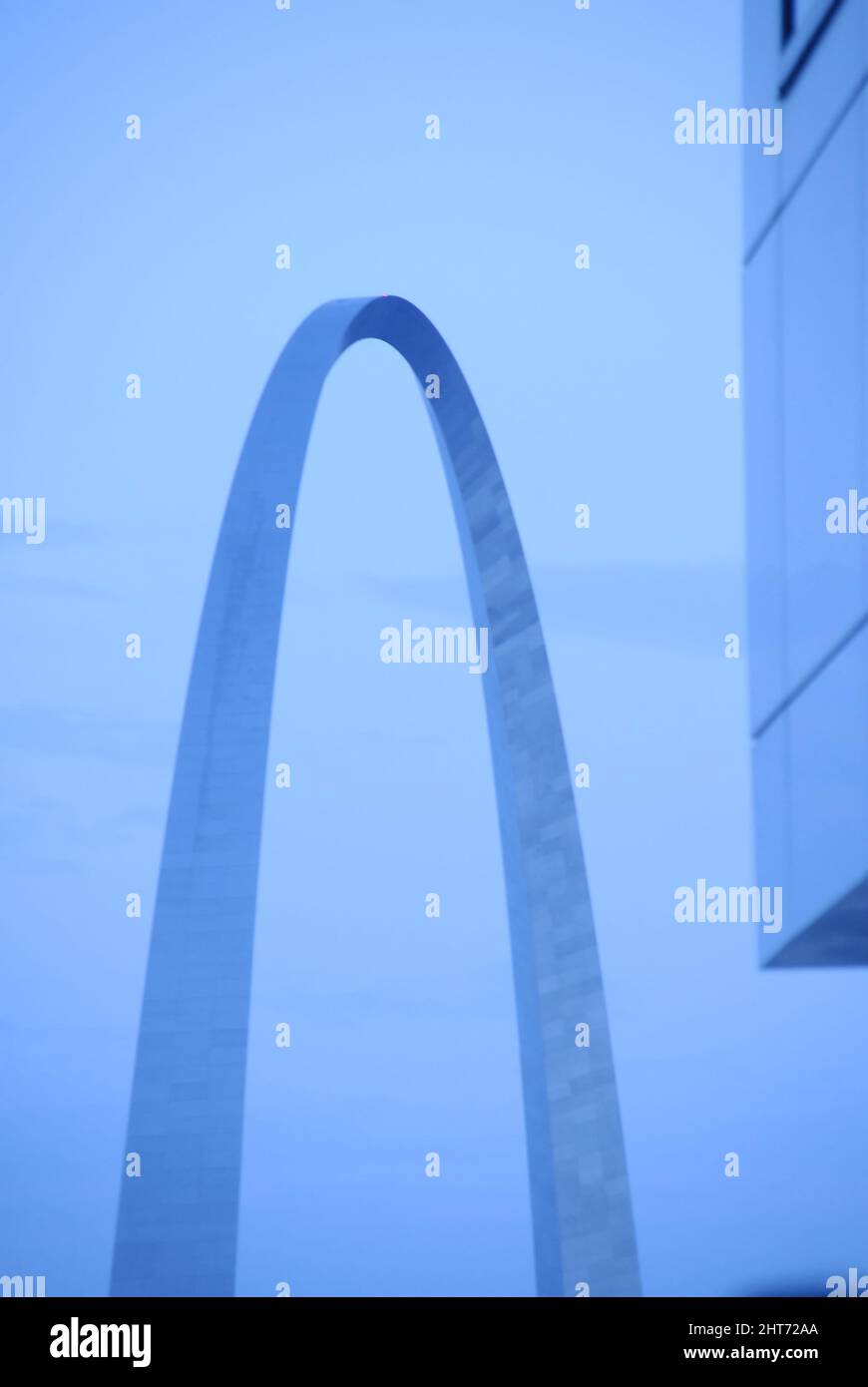 Closeup of the Gateway Arch in Saint Louis, Missouri Stock Photo - Alamy
