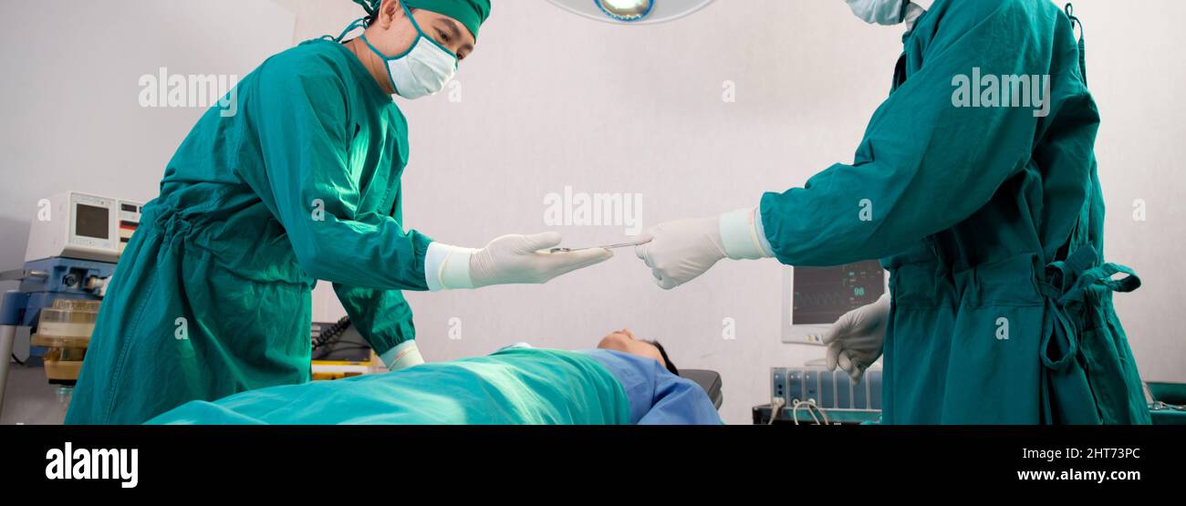 Send Surgical Instrument Doctor sending instrument with surgeon with rescue and save patient in ...