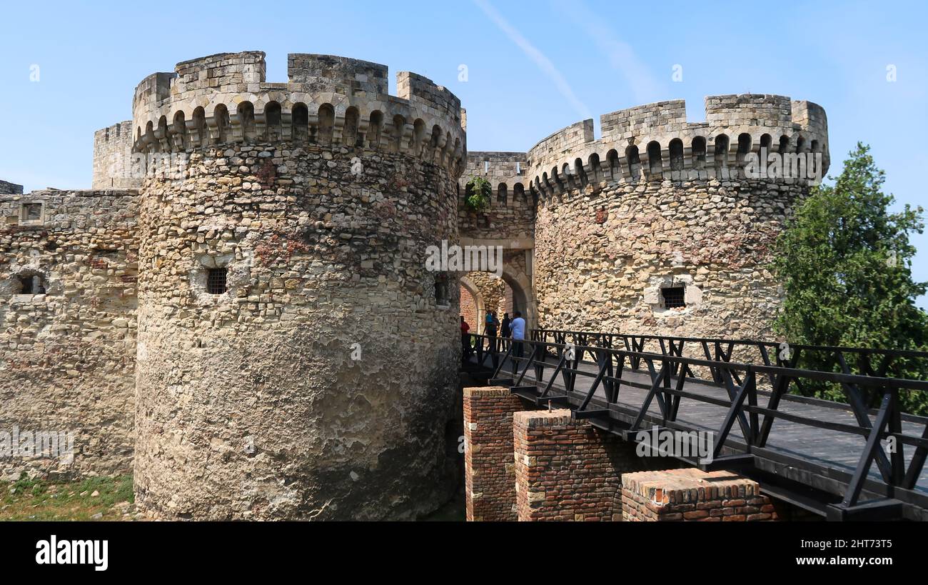 The Belgrade Fortress, the most visited tourist attraction Stock Photo