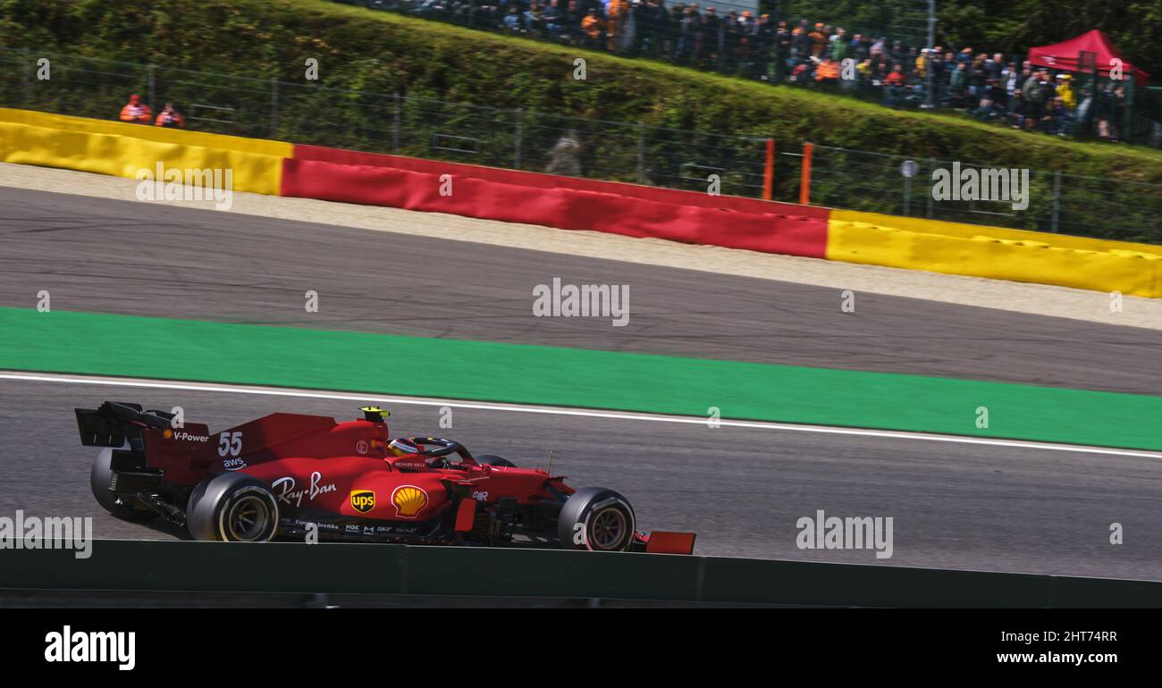 International Auto racing Formula 1 at Circuit de Spa-Francorchamps in ...