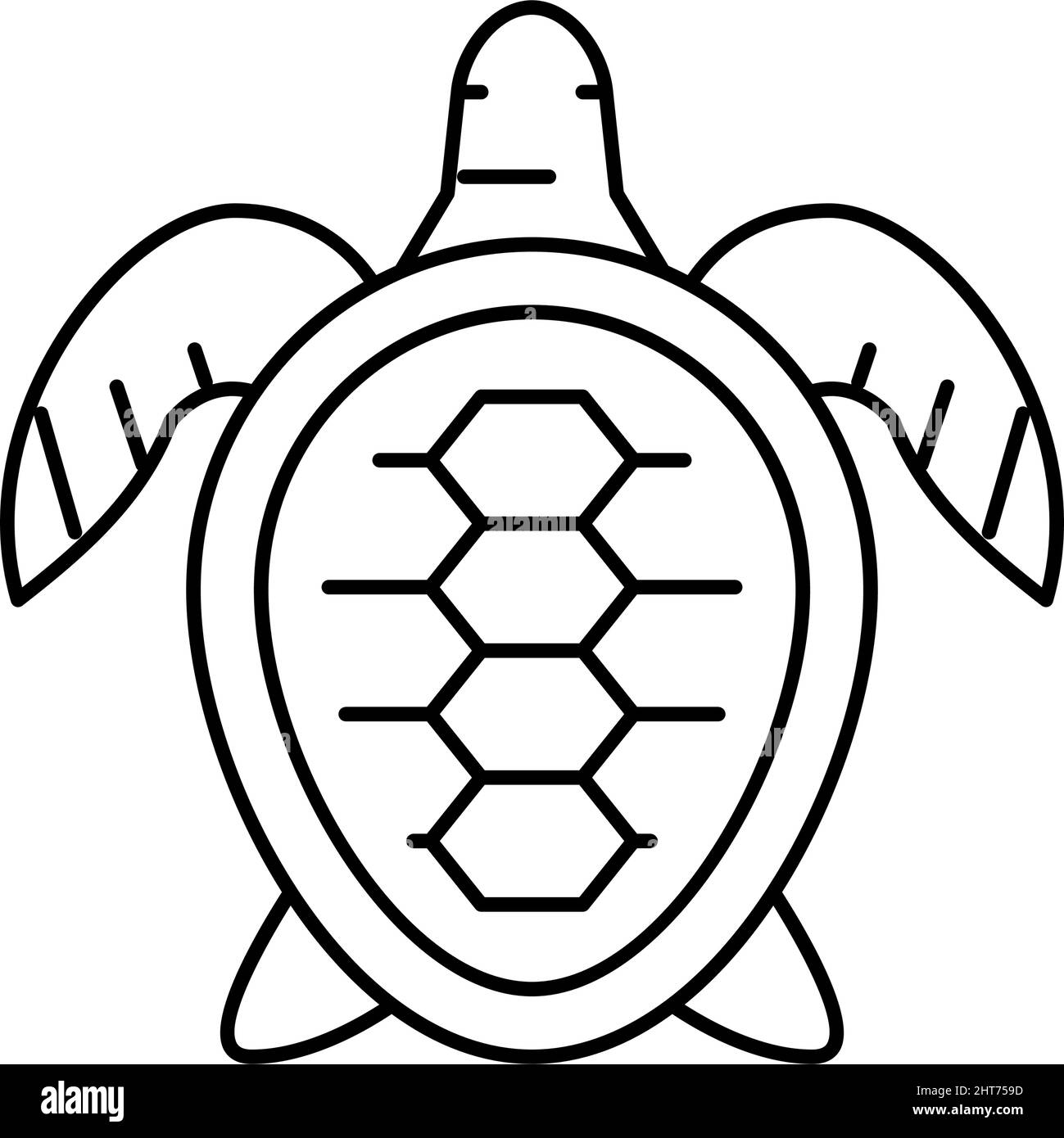 Jellyfish contour outline line Black and White Stock Photos & Images ...