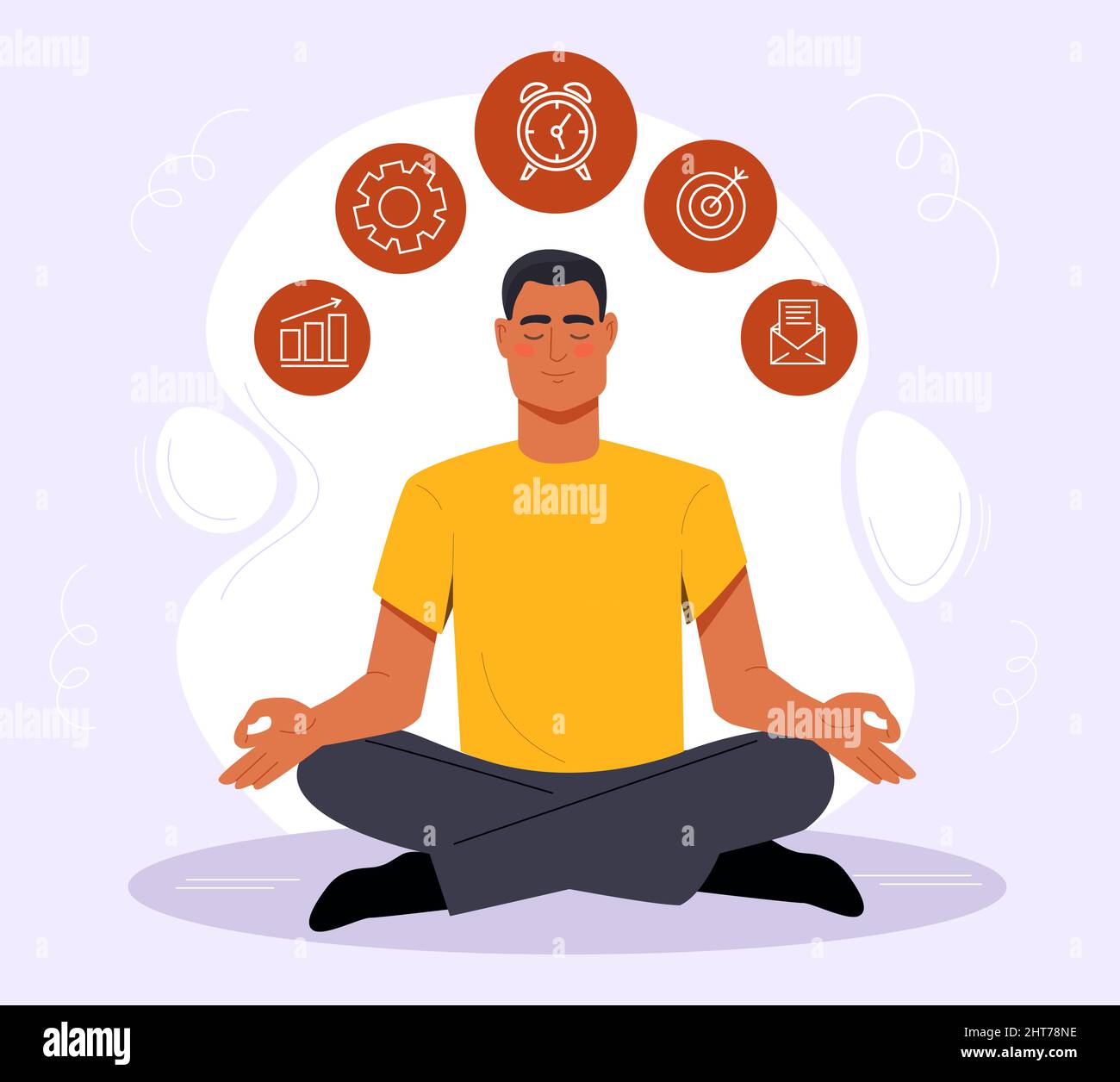 Self control concept Stock Vector Image & Art - Alamy