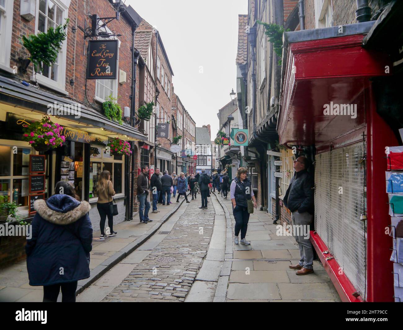 Medieval buildings in the shambles, York, England Stock Photo - Alamy