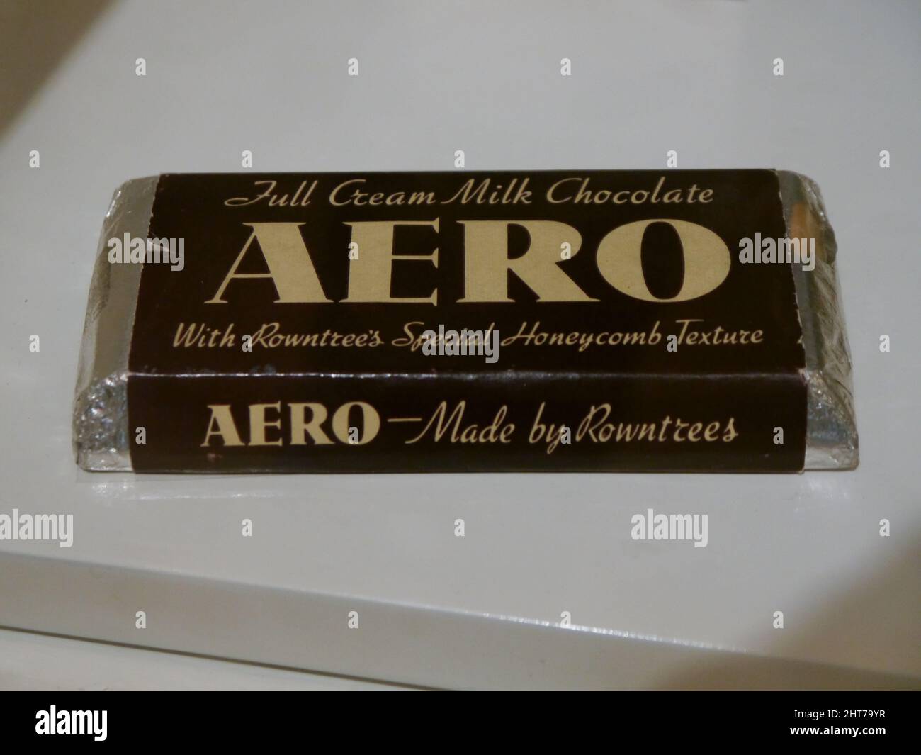 A vintage Rowntree Aero chocolate, dating from the 1930's Stock Photo