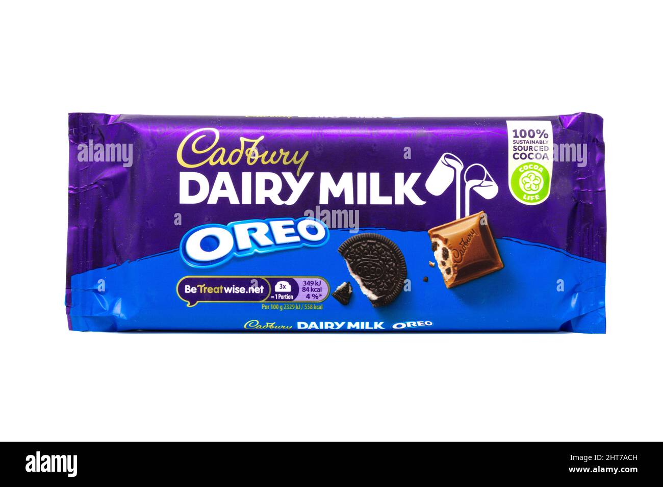 Cadbury Dairy Milk Oreo Chocolate Bar Stock Photo