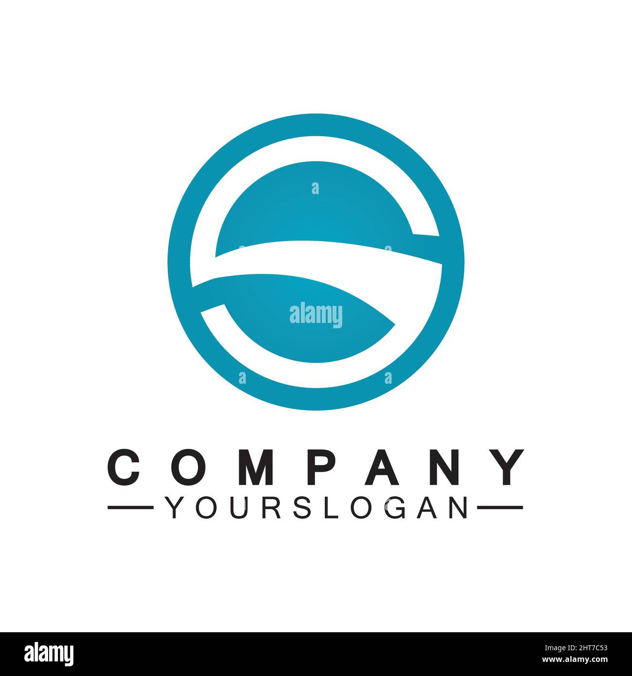 Letter S Circle Logo Vector Design Template Stock Vector Image & Art ...