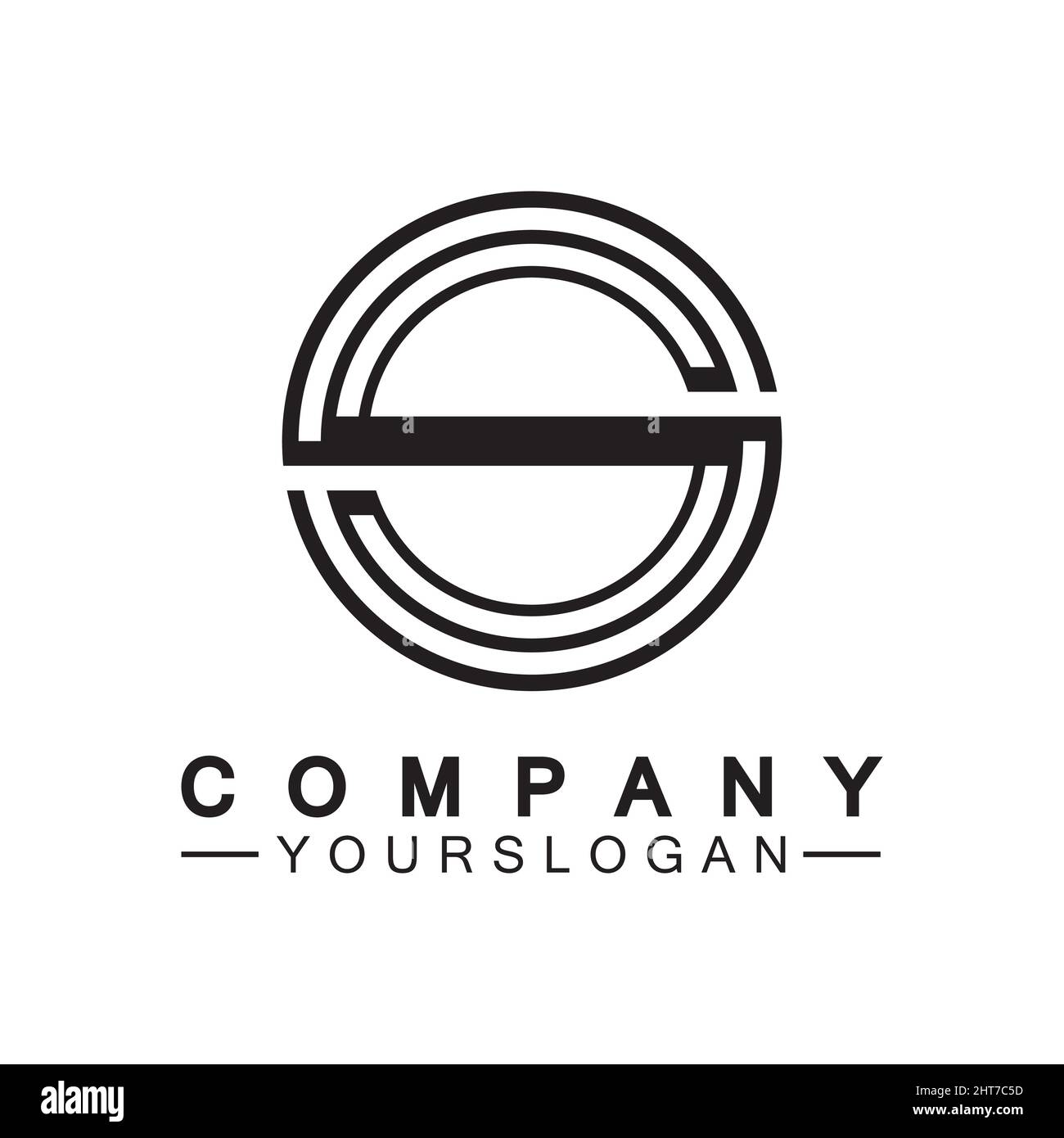 Letter S Circle Logo Vector Design Template Stock Vector Image & Art ...