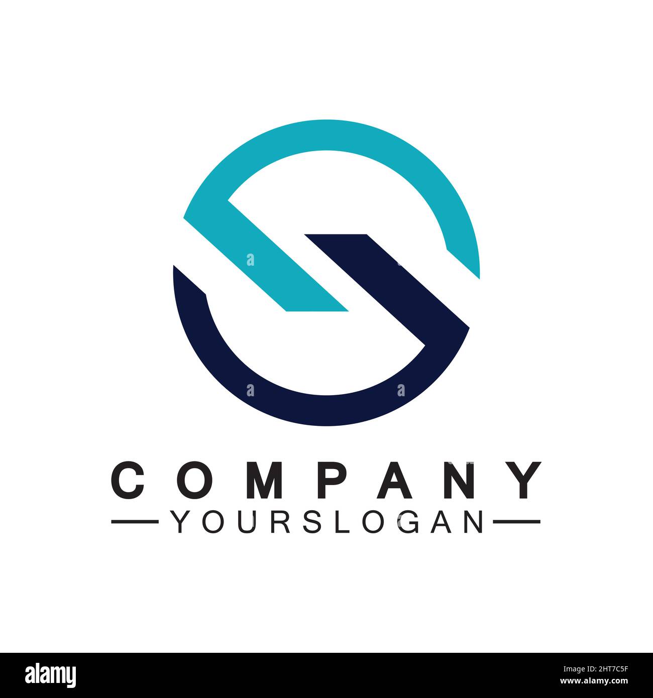 Letter S Circle Logo Vector Design Template Stock Vector Image & Art ...