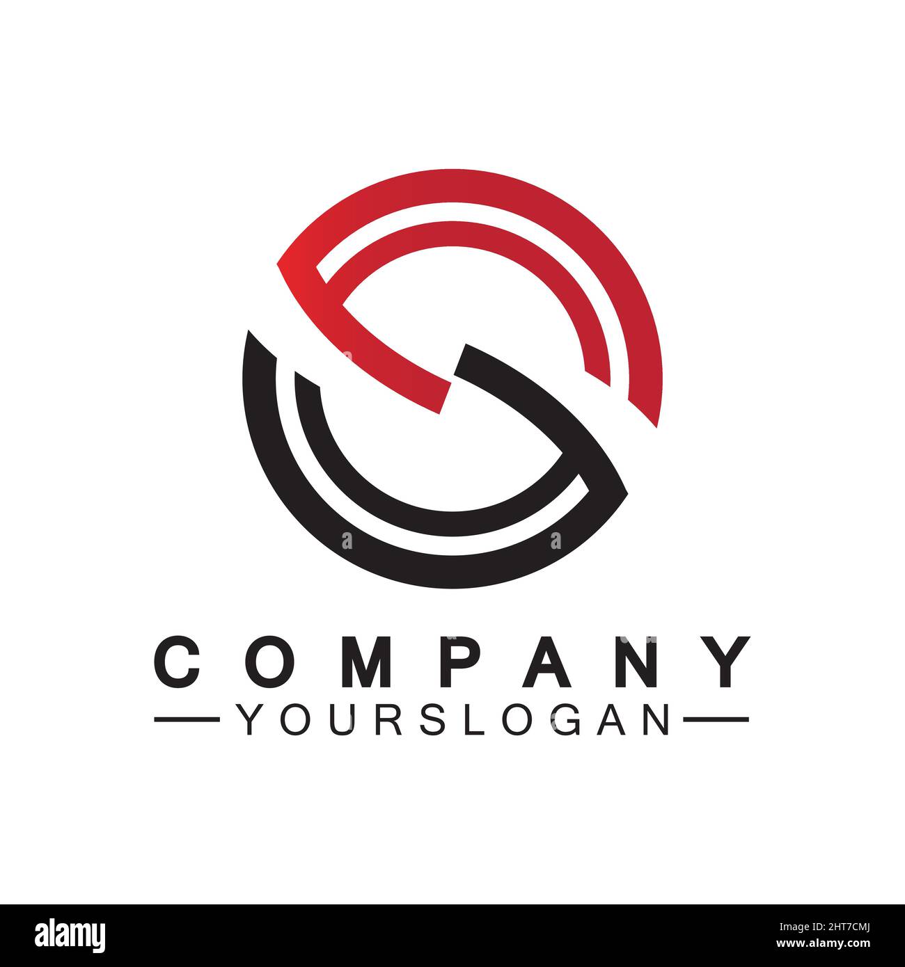 Letter S Circle Logo Vector Design Template Stock Vector Image & Art ...