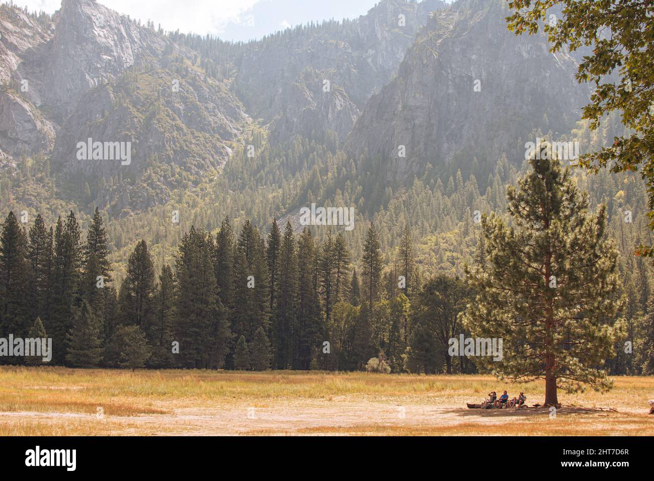 Autumnal landscape from Yosemite National Park, California, United States. High quality photo Stock Photo