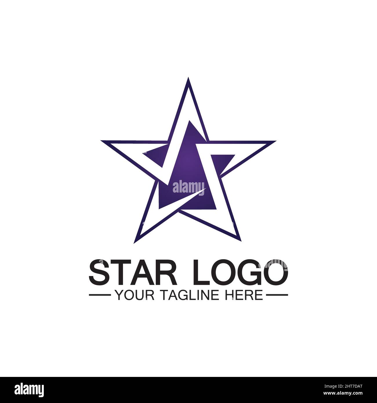 Star icon Template vector illustration design Stock Vector