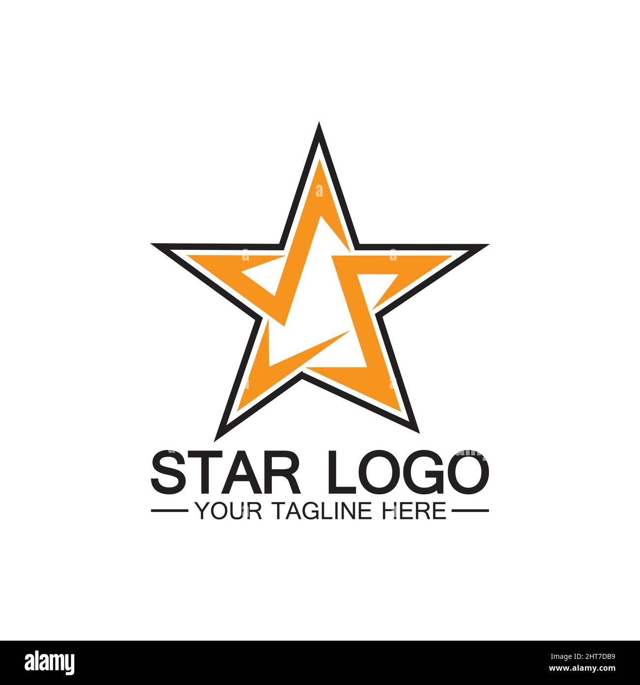 Star icon Template vector illustration design Stock Vector