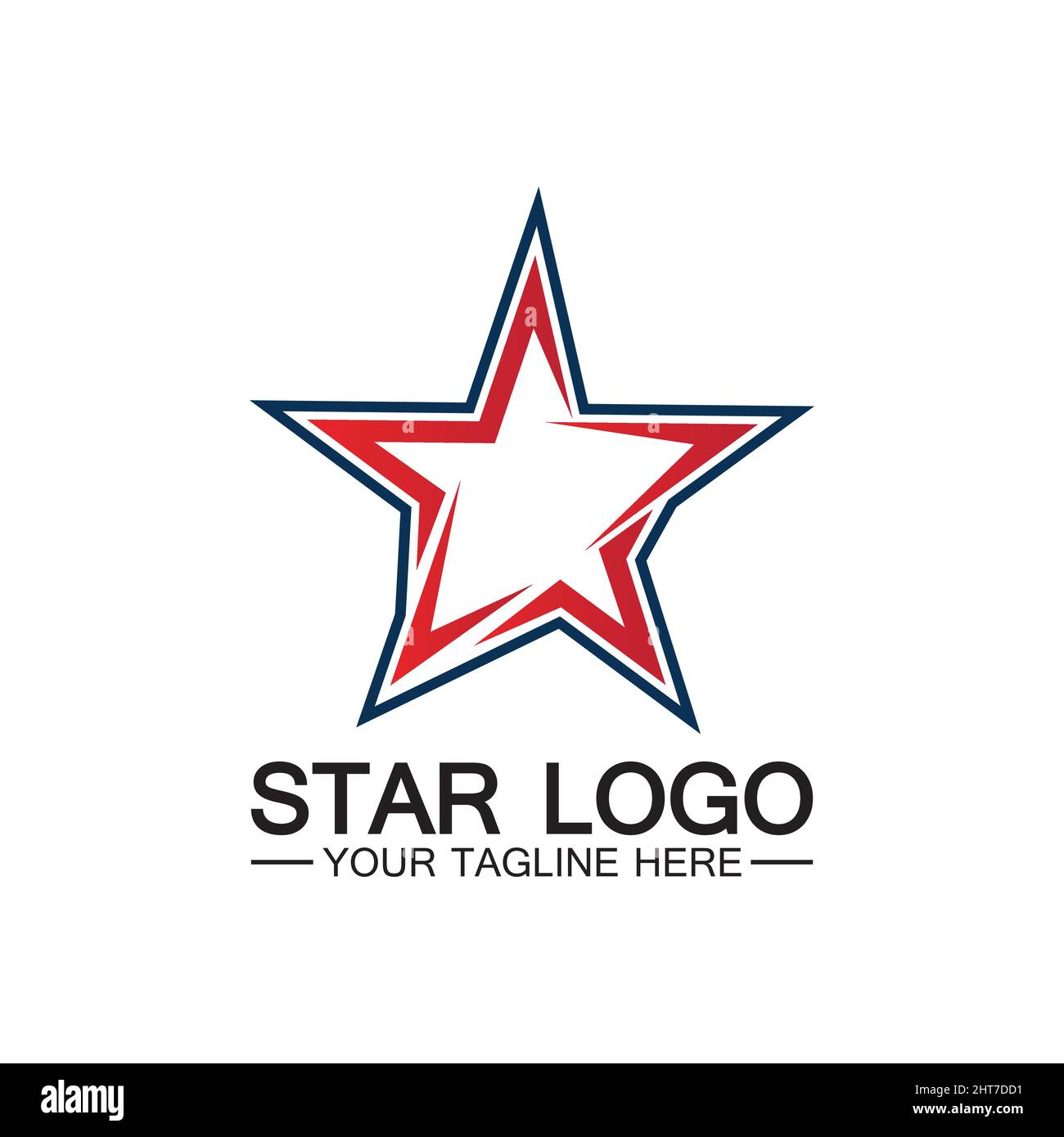 Star icon Template vector illustration design Stock Vector